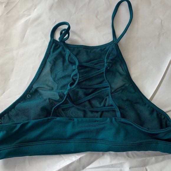 Anthropologie Entro High Neck Lace Ladder Bralette - Picture 5 of 5